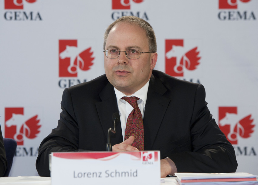 GEMA-Bezirksdirektor Lorenz Schmid: 